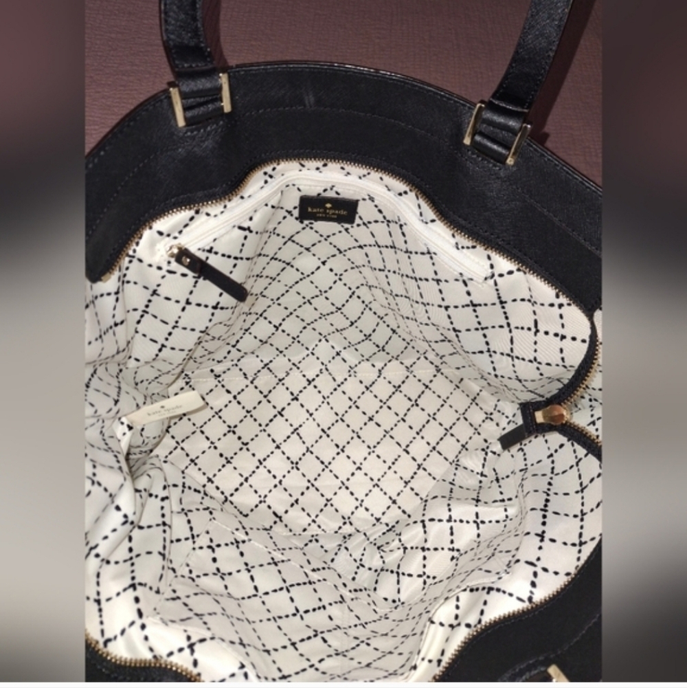 Kate Spade XL Black Tote and Wallet Set EUC - Picture 12 of 12